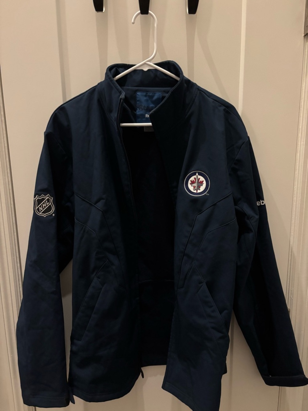 Reebok Men’s Navy Winnipeg Jets Jacket